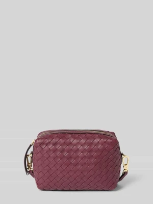 Torba na ramię z fakturowanym wzorem model ‘Kaia’ abro