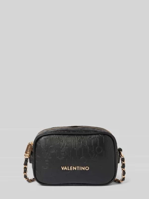 Torba na ramię z fakturowanym wzorem z logo model ‘RELAX CHAIN’ VALENTINO BAGS