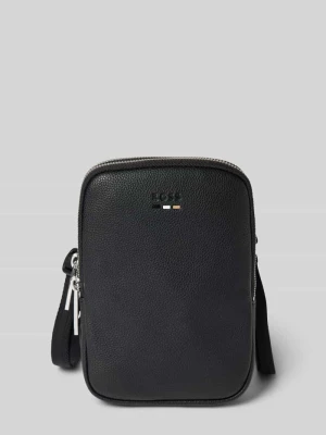 Torba na ramię z imitacji skóry model ‘Ray’ Boss Czarny