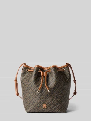 Torba na ramię w skórzanym wyglądzie Tommy Hilfiger