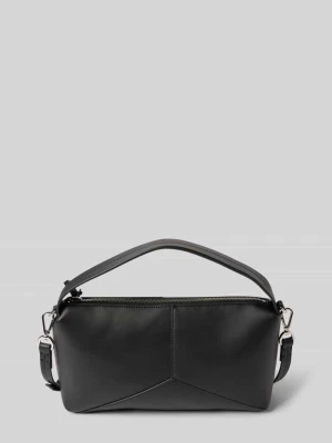 Torba na ramię z imitacji skóry z ozdobnymi szwami Marc O'Polo