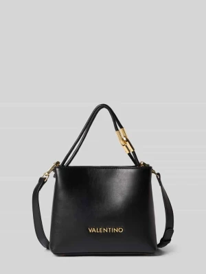 Torba na ramię z napisem z logo model 'FABLE RE' VALENTINO BAGS Czarny