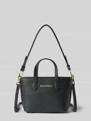 Torba na ramię z napisem z logo model 'THAOE RE' VALENTINO BAGS Czarny