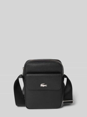 torba na ramię z aplikacją z metką Lacoste