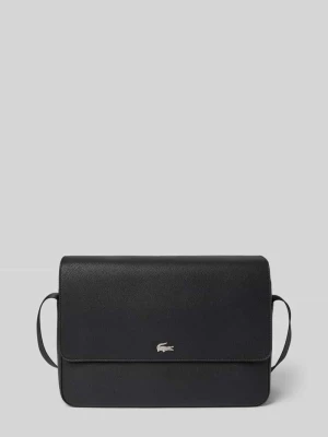 torba na ramię z aplikacją z metką Lacoste