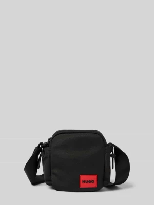 torba na ramię z naszywką z logo model 'ETHON 3.0 NEW NSzip' HUGO