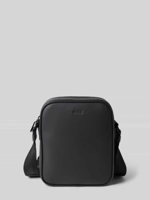 Torba na ramię z naturalnej skóry bydlęcej model ‘NEW CROSSTOWN’ Boss