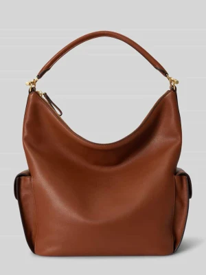 torba na ramię z naturalnej skóry Lauren Ralph Lauren