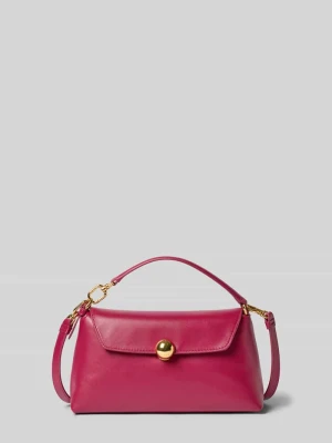 Torba na ramię z naturalnej skóry model 'SFERA' Furla Bordowy