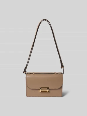 Torba na ramię z naturalnej skóry Victoria Beckham Beżowy