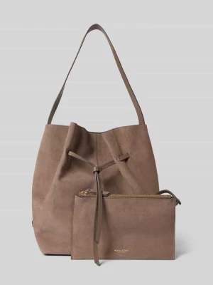 Torba na ramię z naturalnej skóry z cielęcej skóry Marc O'Polo