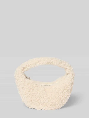 Torba na ramię z obszyciem z futerka model ‘Sherpa’ CK Calvin Klein