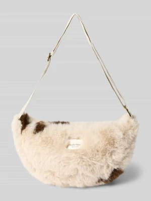Torba na ramię z obszyciem z imitacji futra STUDIO NOOS