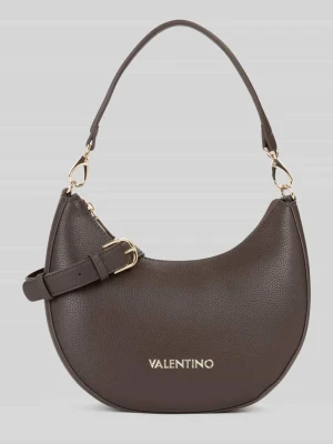 Torba na ramię z odpinanym paskiem na ramię VALENTINO BAGS Ciemnobrązowy