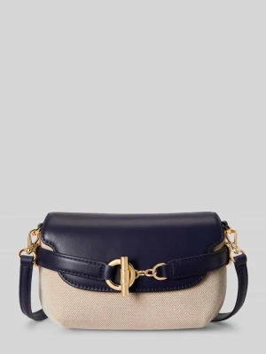 Torba na ramię z płótna z detalem paska Lauren Ralph Lauren