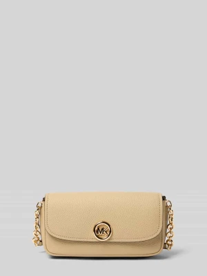 Torba na ramię z prawdziwej skóry model 'Nolita' Michael Kors Beżowy