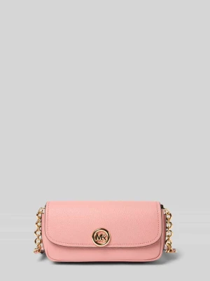 Torba na ramię z prawdziwej skóry model 'Nolita' Michael Kors Różowawy