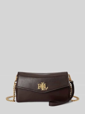 Torba na ramię z prawdziwej skóry z odpinanym łańcuszkiem do noszenia Lauren Ralph Lauren