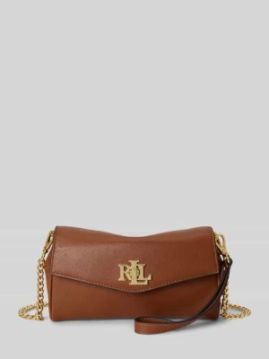Torba na ramię z prawdziwej skóry z odpinanym łańcuszkiem do noszenia Lauren Ralph Lauren