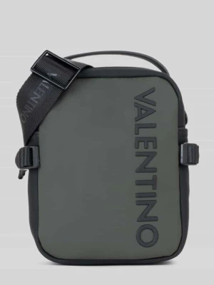 Torba na ramię z wytłaczanym logo model 'AXEL' VALENTINO BAGS Oliwkowy