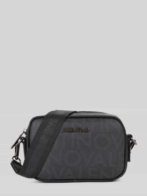 Torba na ramię z wytłaczanym logo model 'KING' VALENTINO BAGS Czarny