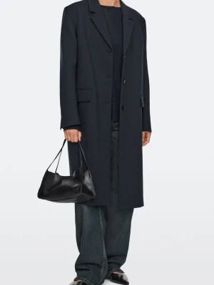 Torba Na Ramię Ze Skóry Nappa - Czarny - Massimo Dutti - Female
