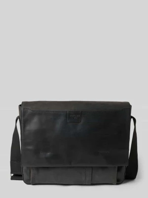 Torba na ramię ze skóry naturalnej Strellson