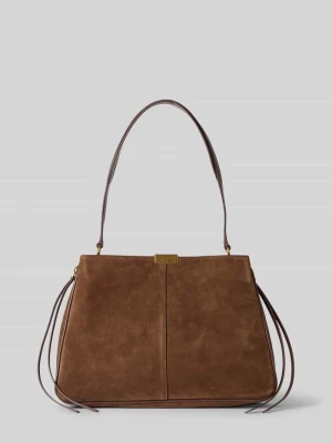 Torba na ramię ze skóry naturalnej Tommy Hilfiger