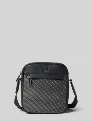 Torba na ramię ze wzorem z logo model ‘RAY’ Boss