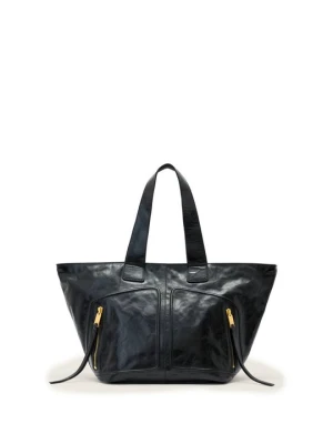 Torba na zakupy AllSaints czarny