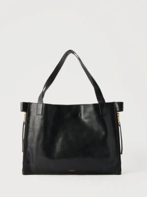 Torba na zakupy AllSaints czarny