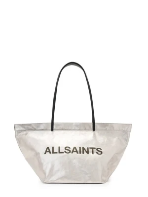 Torba na zakupy AllSaints srebrny