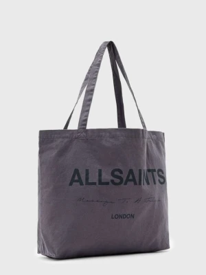 Torba na zakupy AllSaints szary