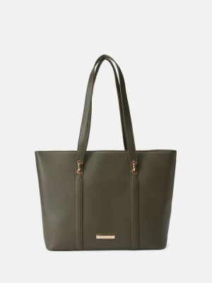 Torba na zakupy Anna Field By Zalando ciemnozielony