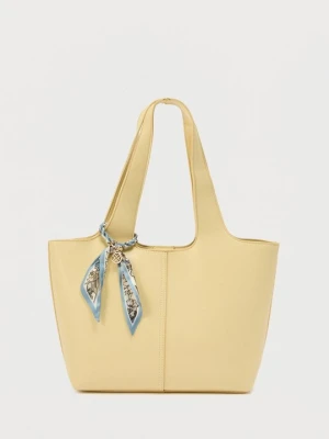 Torba na zakupy Anna Field By Zalando jasnożółty