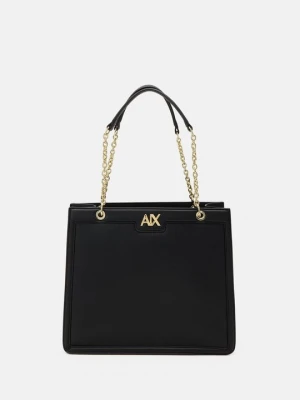 Torba na zakupy Armani Exchange czarny