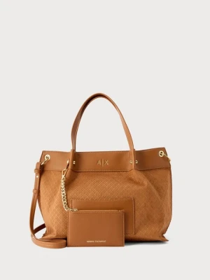 Torba na zakupy Armani Exchange ochra