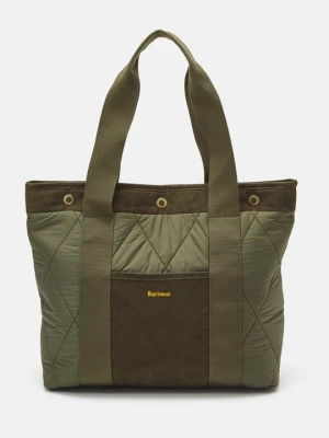 Torba na zakupy Barbour oliwkowy