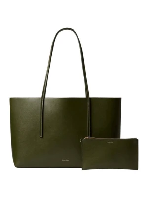 Torba na zakupy Calvin Klein oliwkowy