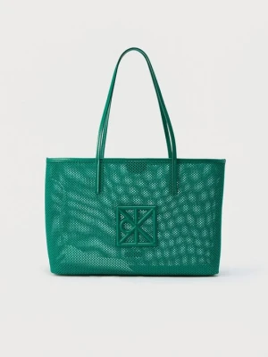 Torba na zakupy Calvin Klein zielony