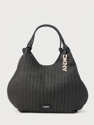 Torba na zakupy DKNY antracytowy melanż