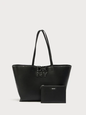 Torba na zakupy DKNY czarny