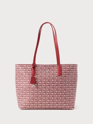 Torba na zakupy DKNY czerwony