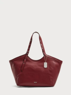 Torba na zakupy DKNY czerwony