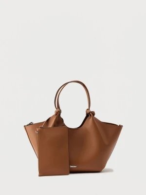 Torba na zakupy DKNY koniakowy