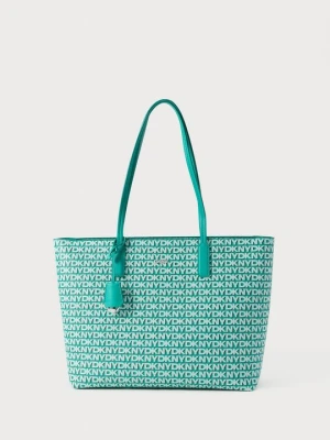 Torba na zakupy DKNY zielony