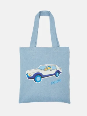 Torba na zakupy Fiorucci niebieski