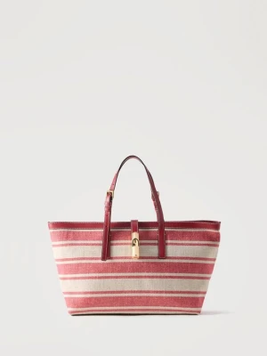 Torba na zakupy Furla czerwony