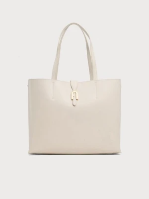 Torba na zakupy Furla mleczny