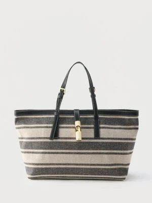 Torba na zakupy Furla szary